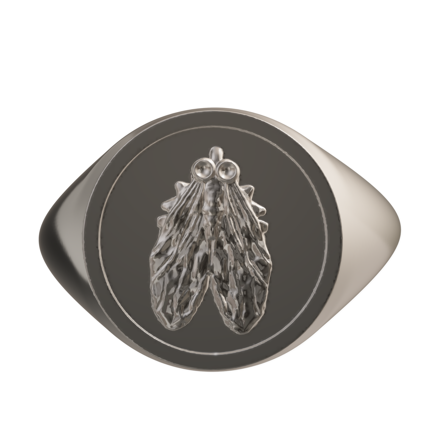 anillo de sello mosca