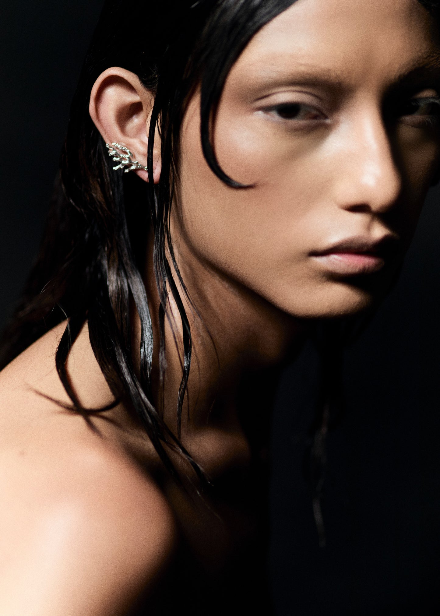alga-coral earrings